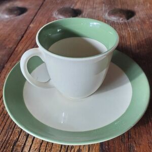 Antique IROQUOIS Interplay Tea Cup and Saucer (1905~1960)